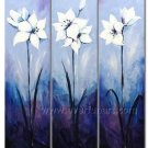 Marvelous floral oil on canvas painting Framed FL3-172