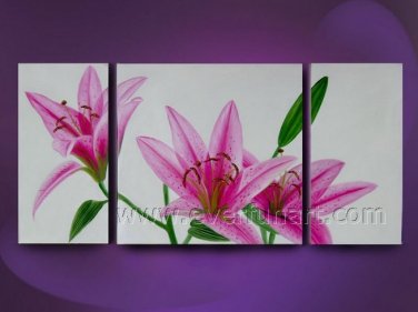 Framed Pink Calla Floral hand painted oil painting FL3-188