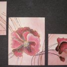 Framed Hand Painted Decor Abstract Contemporary Canvas Wall Art Oil Paintings Flower FL3-200