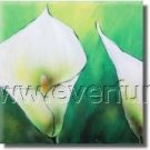 Canvas Wall Art Oil Painting Modern Decor Hand Painted Colourful Abstract Lily FL3-210