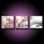 Stunning  plum blossom adornment oil painting on canvas framed FL3-212