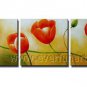 European art, oil painting "Poppies", unique technique, Framed FL3-221