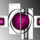 Wall Decor Art Handpainted 3-piece Abstract Oil Painting On Canvas by Professional Artist XD4-208