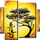 Hot Selling Modern Abstract Landscape&tree Oil Painting On Canvas for Wall Decoration LA4-059