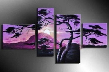 Classical Hand-painted Modern Seascape Canvas Art Oil Painting for Wall Decoration LA4-038