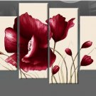 Museum Quality! Hand-painted Modern Wall Decor Flower Canvas Art Oil Painting FL4-101