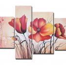 Handpainted Modern Huge Flower Oil Painting on Canvas for Wall Decor by Professionals FL4-144