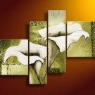 Framed! Modern Abstract Huge Floral Canvas Art Oil Painting  FL4-126