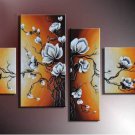 100% Handpainted Modern Huge Flower Oil Painting on Canvas for Wall Decor by Professionals FL4-123