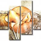 Framed Modern Abstract Flower Wall Art Canvas Oil Painting FL4-148