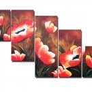 100% Handpainted Modern Huge Flower Oil Painting on Canvas for Wall Decor by Professionals FL5-072