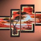 Handpainted Modern Landscape Pine Tree Oil Painting On Canvas, Large Wall Art (+Framed)AR-009