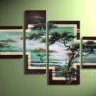 Handpainted African Modern landscape Pine Tree Oil Painting on canvas (+Framed) AR-012