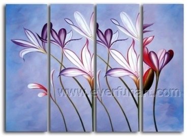 Framed Modern Floral Art Oil Painting FL4-109
