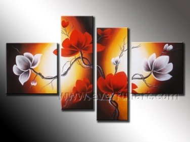 Framed High Quality Flower Oil Painting for Wall Decoe FL4-113