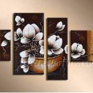 Framed!! Home Decoration Flower Oil Painting on Canvas FL4-115