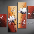 Stretched!! Flower Oil Painting on Canvas FL4-117
