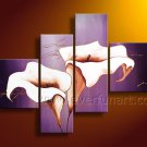Ready to Hang Canvas Art Flower Oil Painting FL4-119