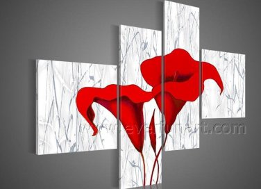 Framed Wall Decor Flower Oil Painting FL4-122