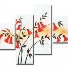 Ready to Hang!! Modern Flower Oil Painting on Canvas FL4-129