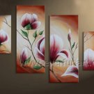 Stretched!! Modern Canvas Art Flower Oil Painting FL4-132