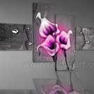 Canvas Art Flower Oil Painting (+Framed) FL4-142