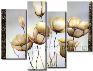 Home Decoration Wall Art Flower Oil Painting (+Framed) FL4-151