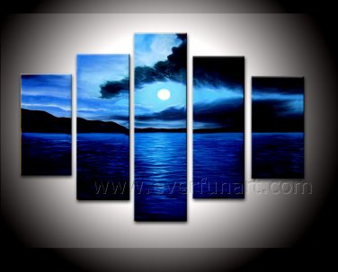 Wall Decoration Item Seascape Oil Painting (+ Framed) SE-182