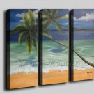 Home Decor Seascape Oil Painting Coco Tree (+Framed) SE-203