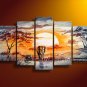 Modern Wall Canvas Art of African Oil Painting (+ Framed) AR-107