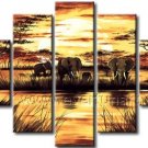 Hot Sale! Modern African Art Oil Painting for Decor (+ Frame) AR-108
