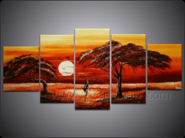 Wall Decoration African Art Canvas Painting (+ Frame) AR-119