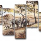 100% Hand Painted African Art Canvas Painting (+ Frame) AR-126