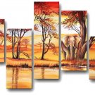 Pure Hand Painted African Art Oil Painting (+ Frame) AR-127
