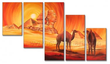 Modern Handmade African Art Oil Painting (+ Frame) AR-128