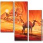 Modern Handmade African Art Oil Painting (+ Frame) AR-128