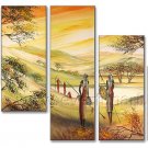 Hand Painted Modern African Art Painting (+ Frame) AR-129