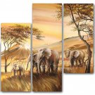 Large Canvas Art African Oil Painting for Wall Decor (+ Framed) AR-133