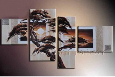100% Handmade Canvas Art African Oil Painting (+Framed) AR-152
