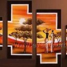 Home Decoration Wall Art African Oil Painting (+Framed) AR-150