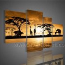Modern Large Size Wall Decor African Art Oil Painting (+Framed) AR-095