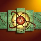 Modern Canvas Art Abstract Oil Painting for Decor (+Framed) XD5-077