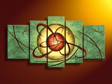 Modern Canvas Art Abstract Oil Painting for Decor (+Framed) XD5-077