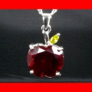Ruby Apple Pendant