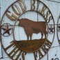 God Bless this Farm Rustic Angus Bull Sign Farming Dairy