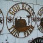God Bless this Farm Scene Rustic Sign Farming Dairy