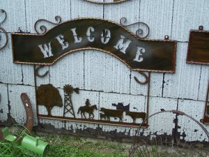 Farm Welcome Scene Rustic Sign Windmill Ranch Farmer Decoration
