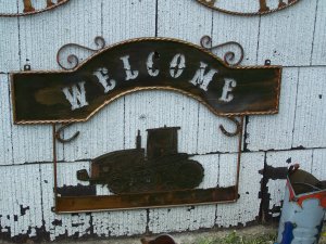 Farm Welcome Scene Rustic Sign Windmill Ranch Farmer Decoration Catterpiller