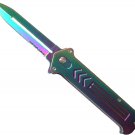 Legal Rainbow Joker Side Opening Spring Assist Knife 457rb
