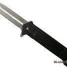4 1/2 Inch Closed Joker Spring Assist Knife Plain Blade